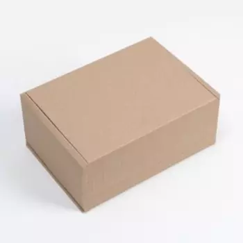 Набор коробок 10 шт., самосборная, бурая, 22 х 16,5 х 10 см