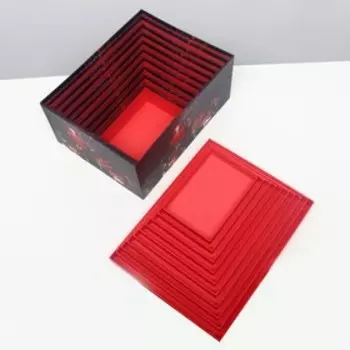 Набор Коробок 10 в 1 "Свеча" 37,5 х 29 х 16 - 19 х 13 х 7,5 см