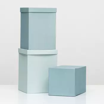 Набор коробок №3 3 в 1 барракуда 18х18х25 - 15х15х23см