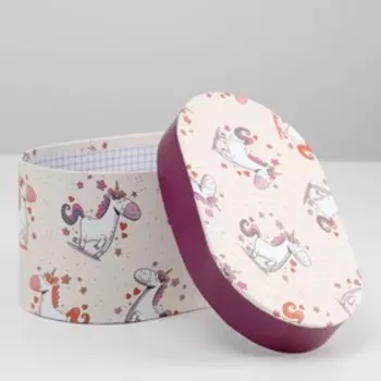 Набор коробок 3 в 1 "Единороги", 28 х 18 х 14 - 21 х 12,5 х 11,5 см