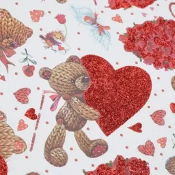 Набор коробок 3 в 1 "Мишка с сердцем", 21 х 29 х 9 - 18 х 26 х 6 см