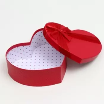 Набор коробок 3 в 1 "Сердце" 31х28х12-27х24х10.5-23х20х9 см