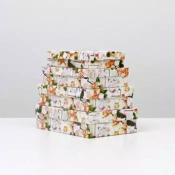 Набор коробок 4 в 1 "Свадьба 4", 30 х 20 х 8 - 24 х 14 х 5 см