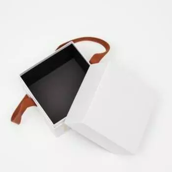 Набор коробок "Love", Белый, 18.5 x 19 - 16.5 x 17 см