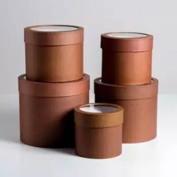 Набор коробок с PVC-окном 5 в 1 «Только для тебя», 14 х 14 х 13 - 22 х 22 х 19,5 см