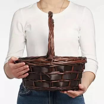 Набор корзин, 2 шт, 33×14/33 см, 28×13/28 см, ива