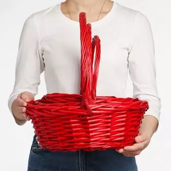 Набор корзин, 3шт, лоза, S:25х25хH10хHH25, M:30х30хH12хHH30, L:35х35хH13хHH35 см