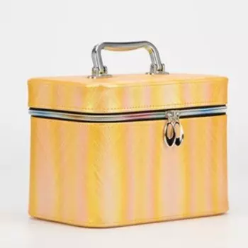 Набор косметичек на молниях, 3 в 1, цвет жёлтый