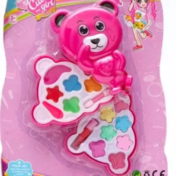 Набор косметики для девочки "Медвеженок", 2 слоя