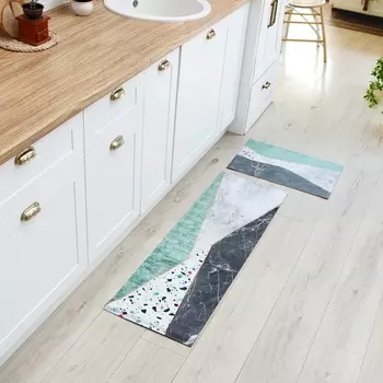 Набор ковриков для кухни Этель «Мозайка», 2 шт., 3858 см, 38118 см