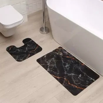 Коврики для ванной «Этель. Роскошь» 2 шт., 4045 см, 4878 см