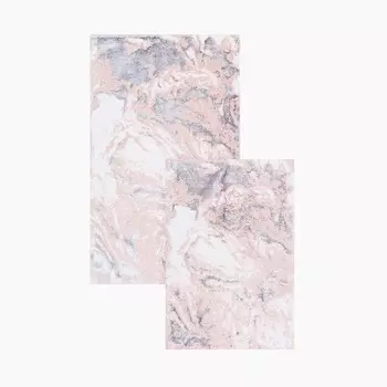 Набор ковриков для ванной Kerry, 60х100 и 40х60 см