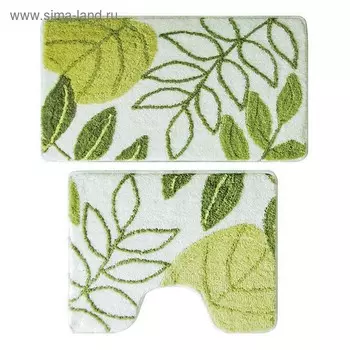 Набор ковриков для ванной комнаты 50х80, 50х50 см Waiting for Spring
