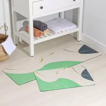 Коврики для дома SAVANNA «Минт», 2 шт., 40120 см, 4060 см