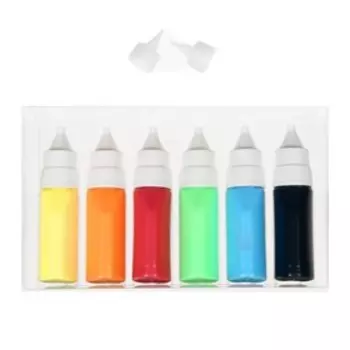 Набор красок по стеклу "Витражные наклейки. Сова"