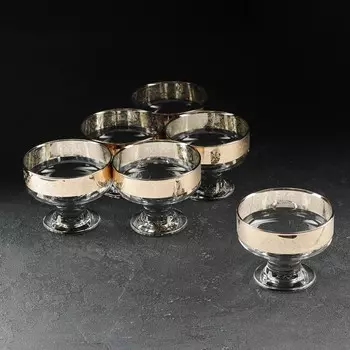 Набор креманок «Нежность», 200 мл, d=10 см, 6 шт