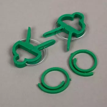 Набор для креплений растений: прищепки большие (4 шт.) и клипсы (16 шт.), Greengo