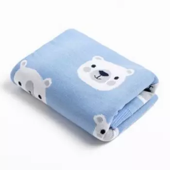 Подарочный набор Крошка Я «Мишки, плед 90х90 см, носки р-р 10-12