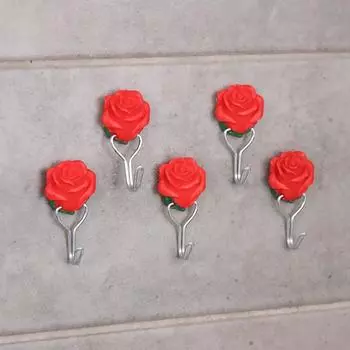 Набор крючков на липучке «Цветочек», 3 шт, дизайн МИКС