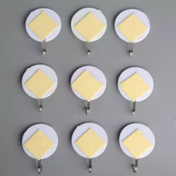 Набор крючков на липучке «Кактус», 9 шт, цвет и рисунок МИКС