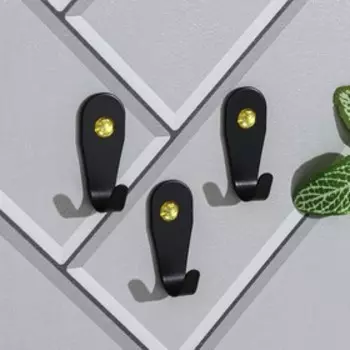 Набор крючков на липучке «Лофт», 3 шт