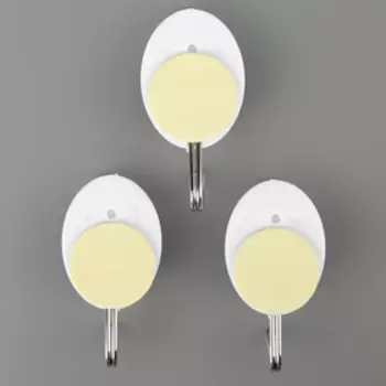 Крючок на липучке «Полевые цветы», 3 шт, форма МИКС