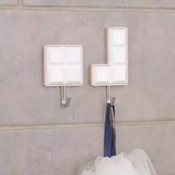 Крючки самоклеящиеся «Тетрис», 2 шт, цвет и форма МИКС