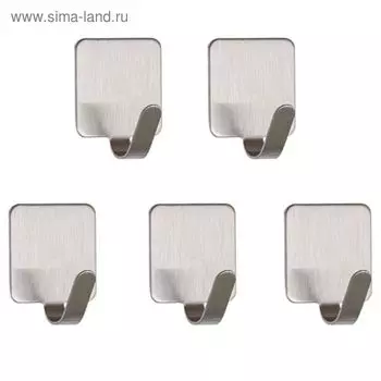 Набор крючков самоклеящихся, 5 шт.