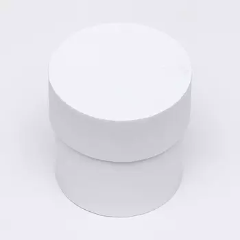 Набор круглых коробок 10 в 1 Белизна,23х23 - 13-13 см