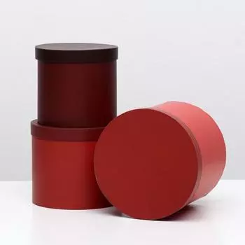 Набор круглых коробок 3 в 1 "Любимый", 14 х 14 х 13 - 18 х 18 х 15 см