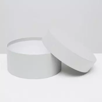 Набор круглых коробок 3 в 1 "Платина", 23 х 23 х 10 - 18 х 18 х 8 см