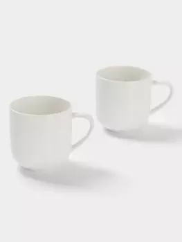 Набор кружек Magisto English tea party, 2 шт., 490 мл, фарфор, белый