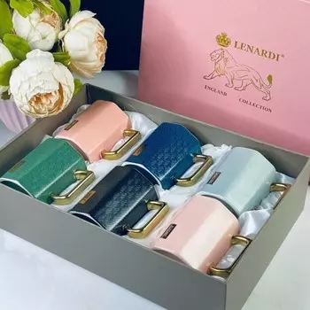 Набор кружек Lenardi, 350 мл, 6 шт