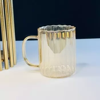 Набор кружек Lenardi, стекло, 360 мл, 6 шт