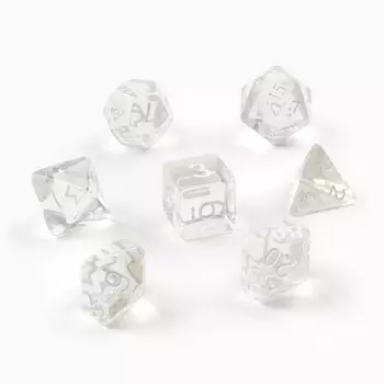 Кубики - дайсы для ДнД, набор 7 шт.