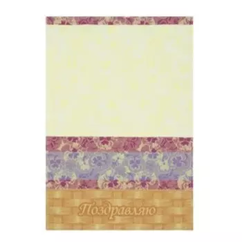 Набор кухонных полотенец в пакете 50*70 см-2 шт, Anna, 236 гр/м, хл