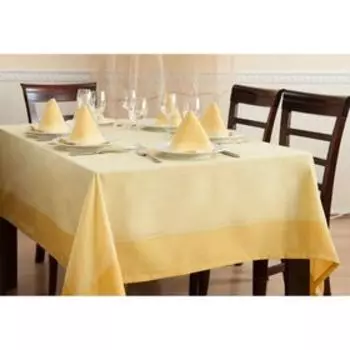 Набор кухонный Duet: скатерть 160 220 см, салфетки 40 40 см- 6 шт, жёлтый