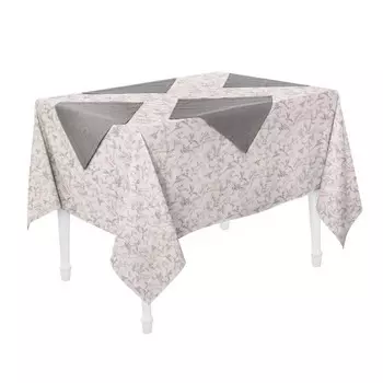 Набор кухонный Marengo: скатерть 140х150 см, салфетка сервировочная 40х40 см, цвет серый