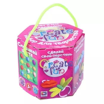 Набор лёгкого прыгающего пластилина Create Fun «Перстень»