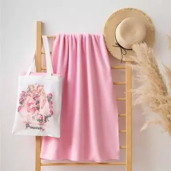 Набор LoveLife "Princesses": сумка-шопер 33*39 см + флисовый плед 150*130 см