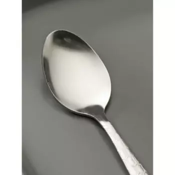 Набор ложек чайных Доляна «Соты», длина 15 см, 6 шт., нержавеющая сталь, серебристый