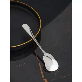 Набор ложек для сахара из нержавеющей стали Доляна, h=12,9 см, толщина 2,2 мм, 410 сталь, 3 шт