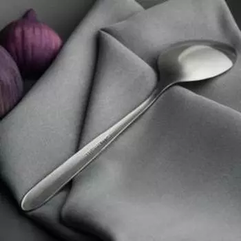 Набор ложек столовых из нержавеющей стали Доляна «Антураж», длина 18,5 см, 6 шт, цвет серебряный