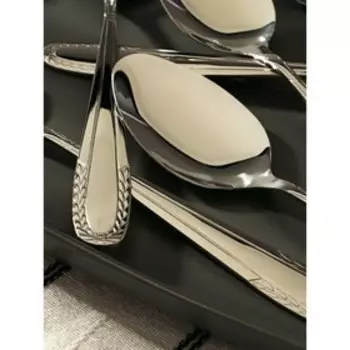 Набор ложек столовых Доляна «Венок», 20,5 см, 6 шт