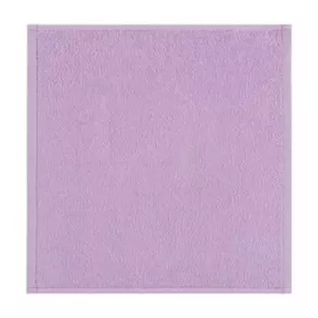 Набор махровых декоративных салфеток Этель "Вид 2" 30х30см-3шт, цвет сиреневый, 100% хлопок