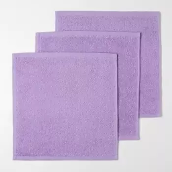 Салфетки махровые «Этель. Чудеса рядом», 3 шт., 3030 см, сиреневые