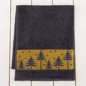 Набор махровых полотенец "Merry christmas" 30х70 см - 2 шт, 100% хлопок, 370 гр/м2