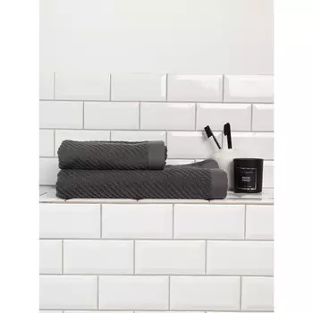 Набор махровых полотенец, размер 50х90 см, 70х140 см, 2 шт