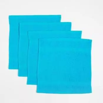 Набор махровых салфеток «На лугу» 30х30 см -4 шт, 100% хл, 340гр/м2