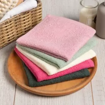 Салфетки махровые «Этель» So pretty, 5 шт., 3030 см, хлопок 100%, зелёные/розовые